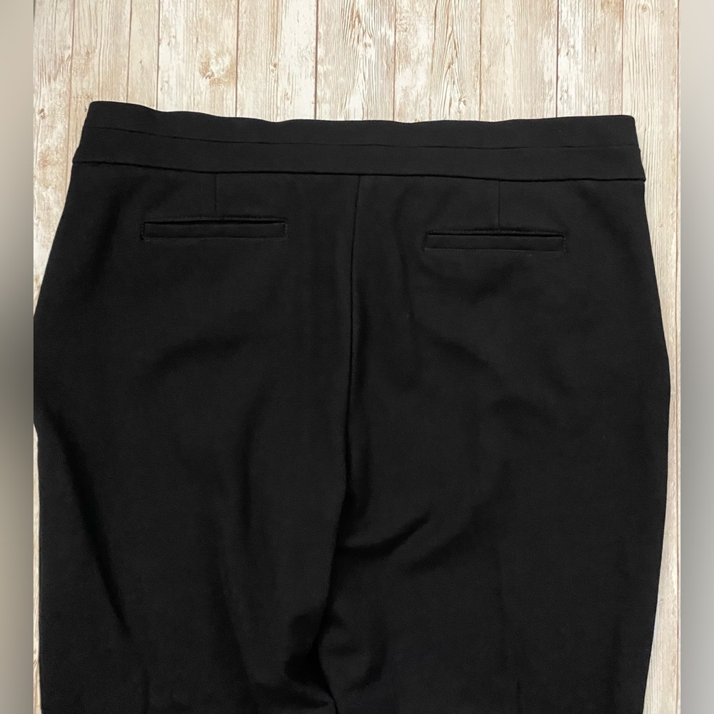 Anne Klein Women’s Elastic Waist Pull On Point Skinny Psnts Black with Gold 10 - Picture 3 of 12